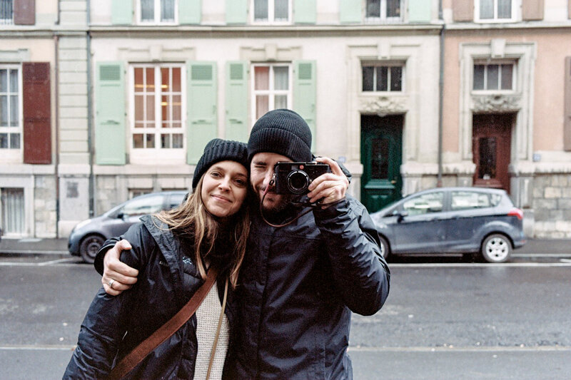 Brad and Jen when they were burned out photographers