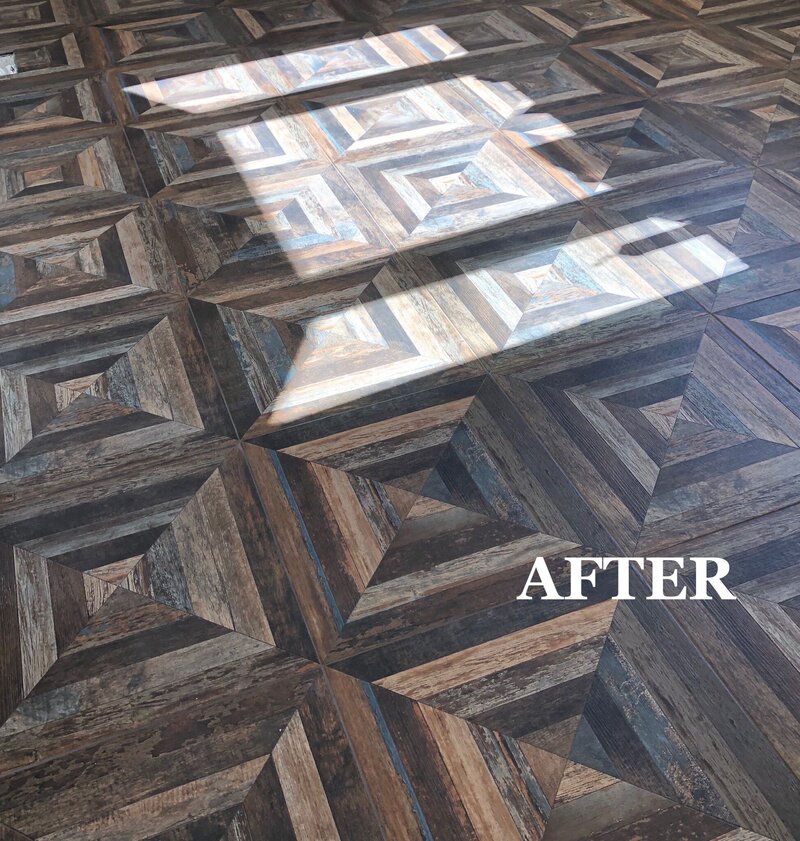 floor of warrenton farmhouse