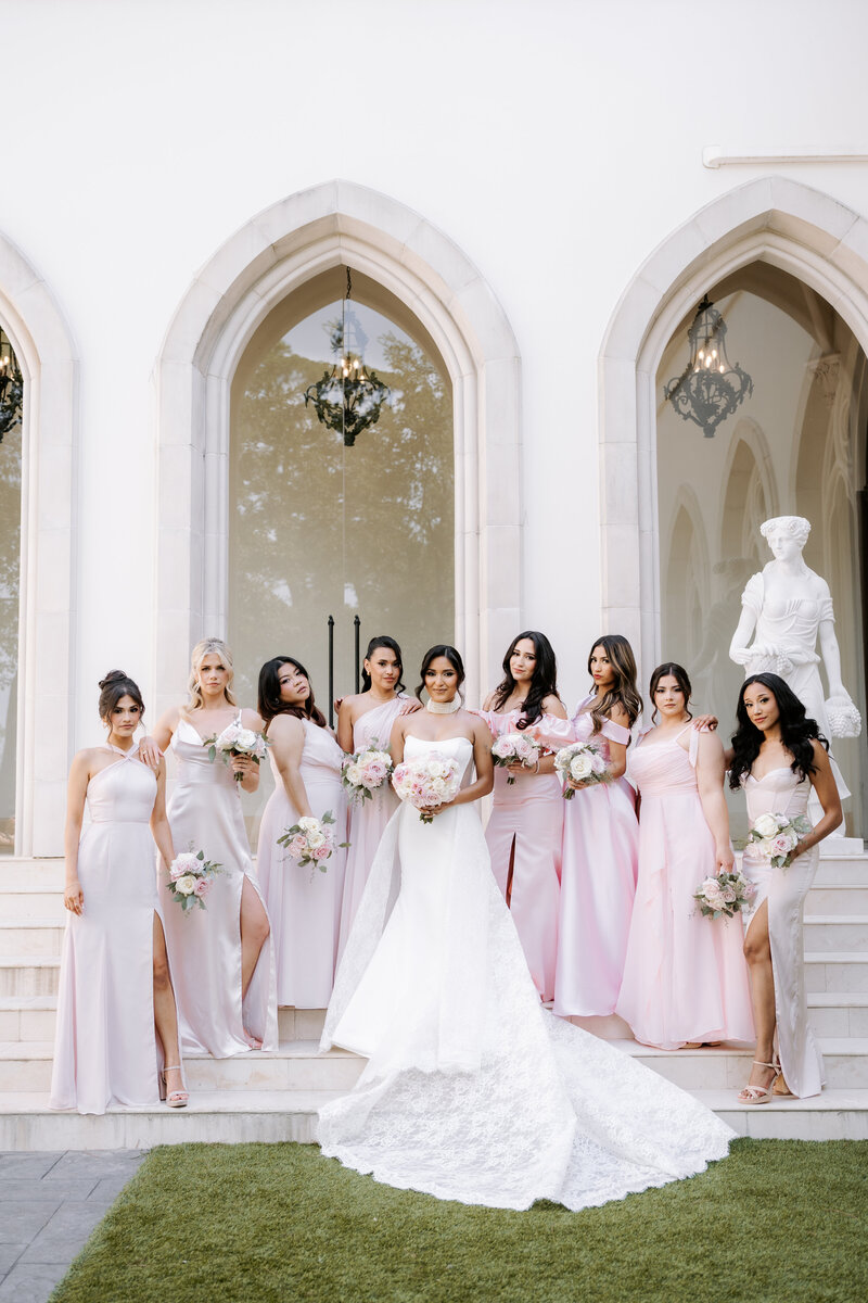 Elegant wedding party celebration at a Houston, Texas venue — photographed by Julie & Daniel