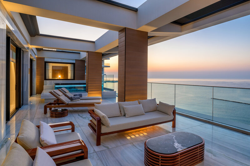 Waterstone - AMARA Hotel - Limassol - Luxury Boutique Hotel - The Amara Suite - Terrace with Private Pool Angle 2