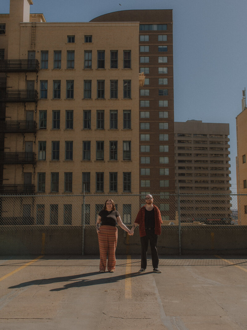 queer couple engagement photos