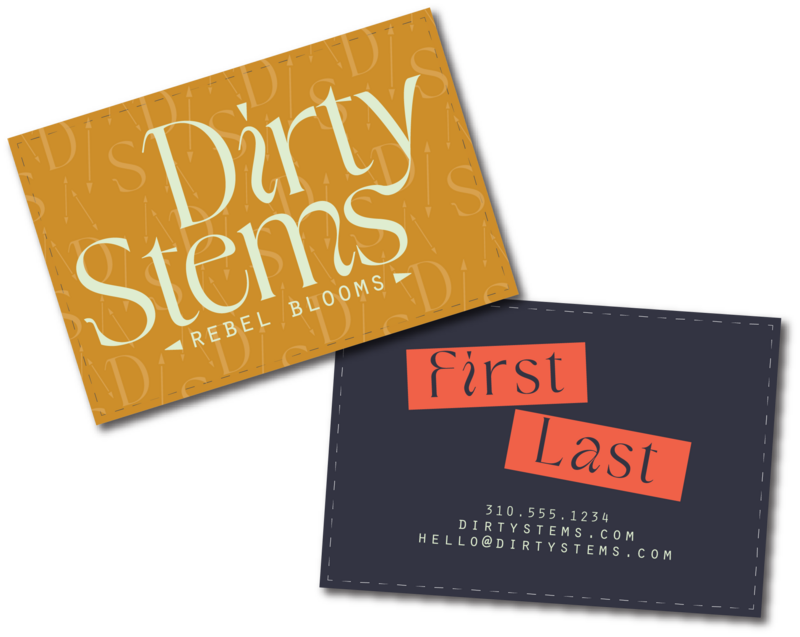 Dirty Stems Business Cards