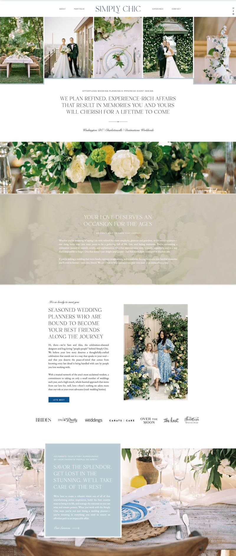 A website mockup.