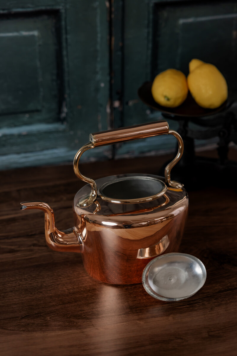 Antique English William Soutter Tea Kettle 2