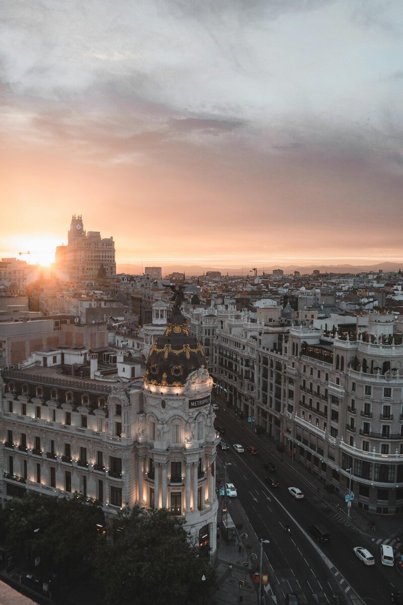 Sky View of City
