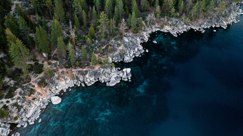 Aerial Drone Landscape - Lake Tahoe - Bayley Jordan Photography