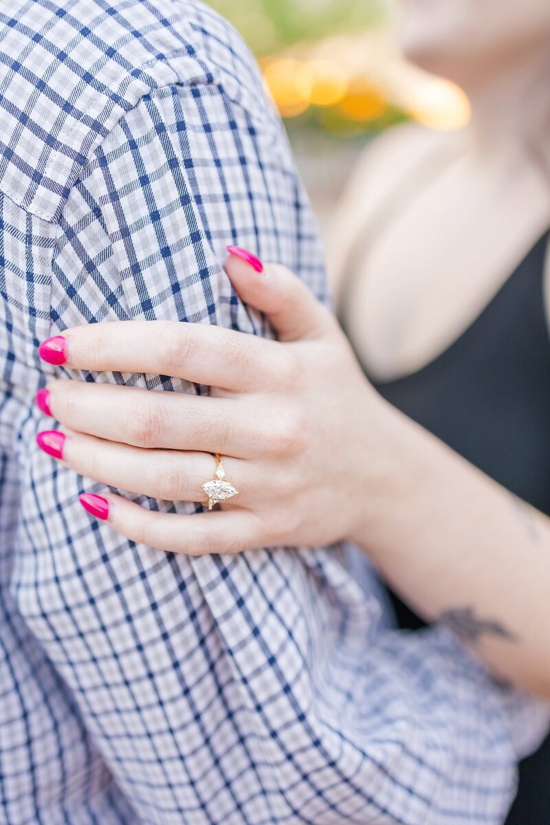 Engagement ring | Alabama proposal photographer