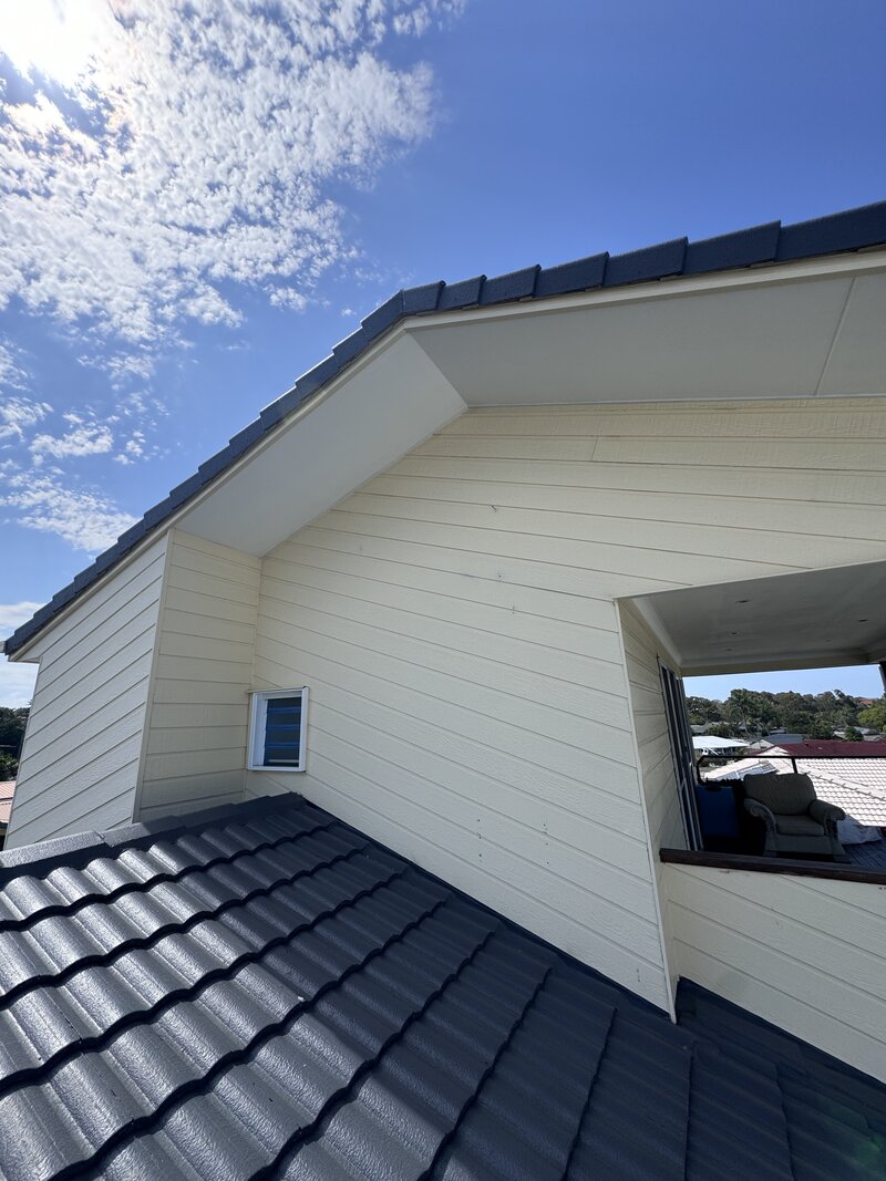 After photo of a house soft wash in Brisbane. 