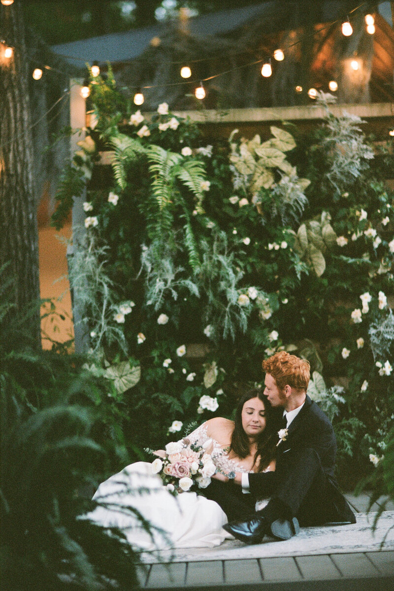 beautiful wedding on film with a vintage feel