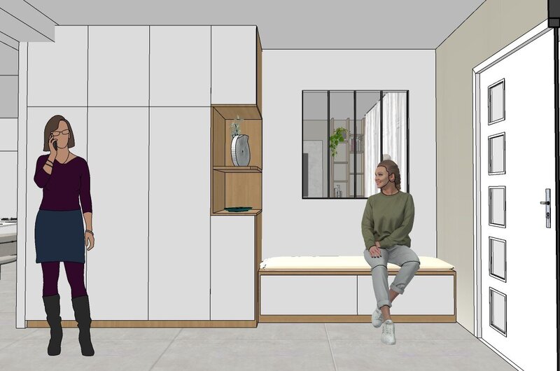 Vue Dressing entrée ferme