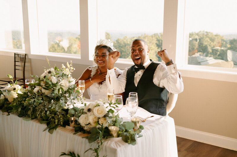 A bride and groom have a dance outside of their churh