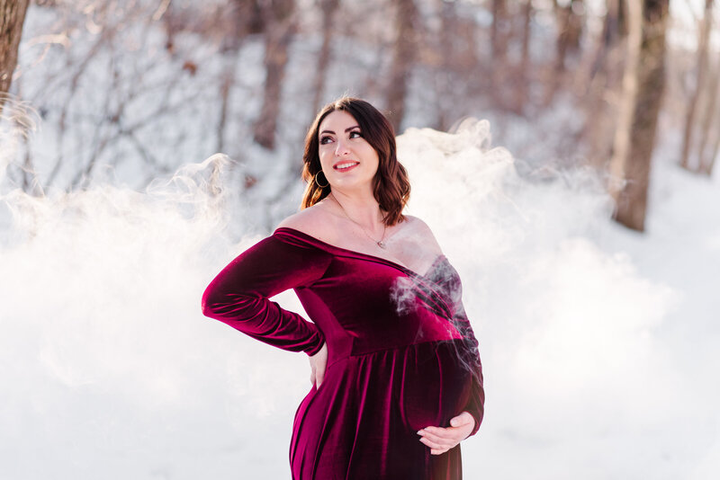 maternity portrait by Berks County photographer