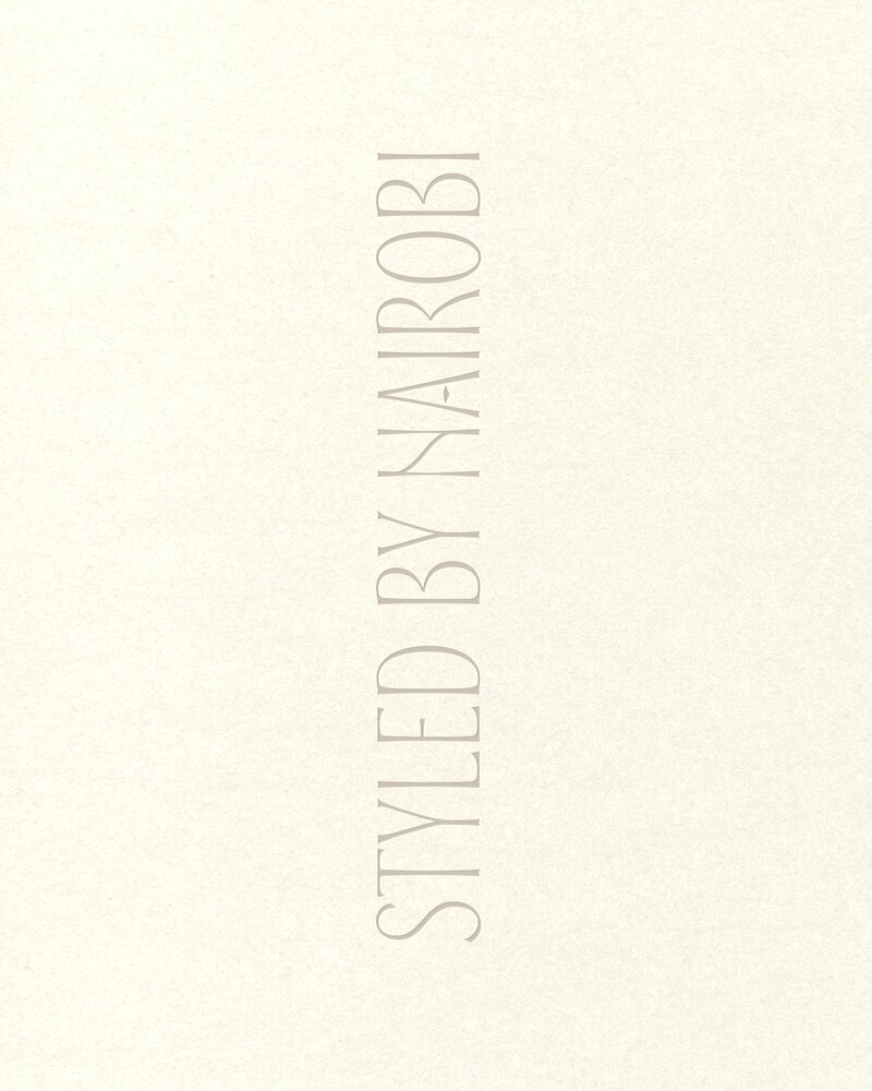 Timeless brand design for a hair salon, focusing on clean lines and sophisticated aesthetics.