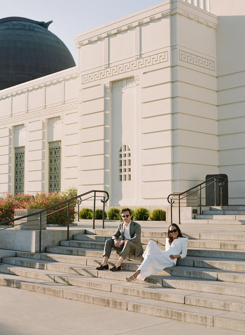 Los Angeles engagement photography session at the Griffith Observatory - 4