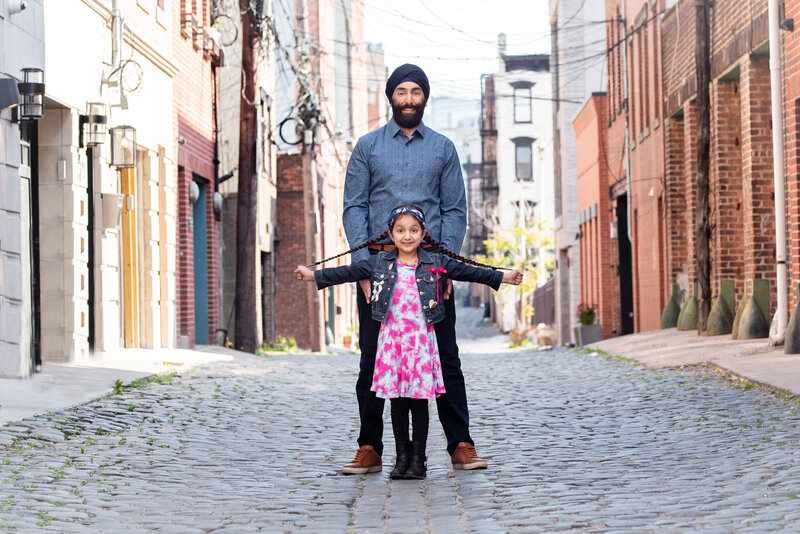 Jersey City Family Photographer Kim Lorraine Photography, New Jersey, Hoboken, NJ, New York City, NYC, father daughter, cobblestone pictures,