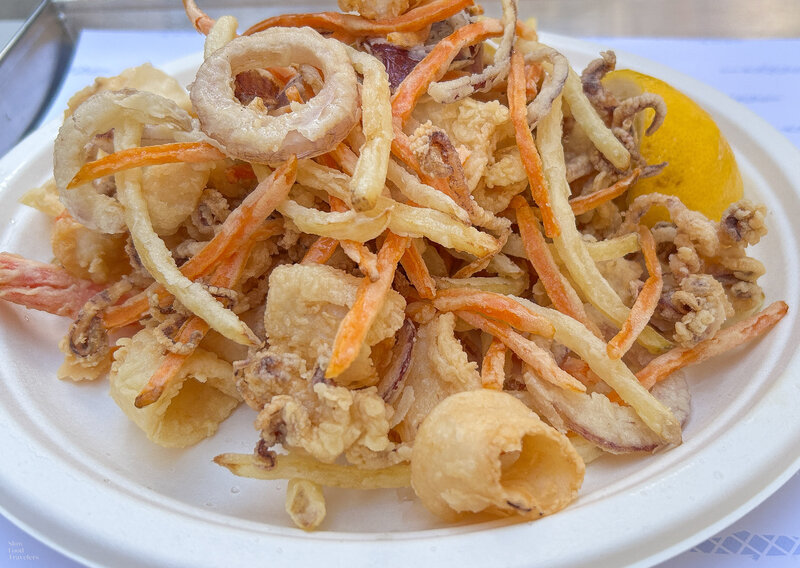 Calamari at Fish Market in Ravenna, Italy