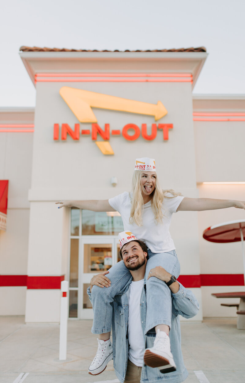 Couples Photoshoot at In-N-Out