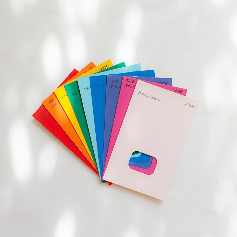 Color swatches and color psychology are essential for brand design