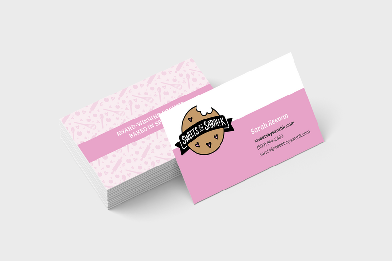 Sweets By Sarah K | Website Design | Business Card | Van Curen Creative