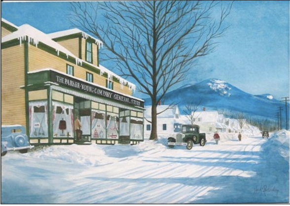 "Big Saw" - Lincoln Post Office Murals