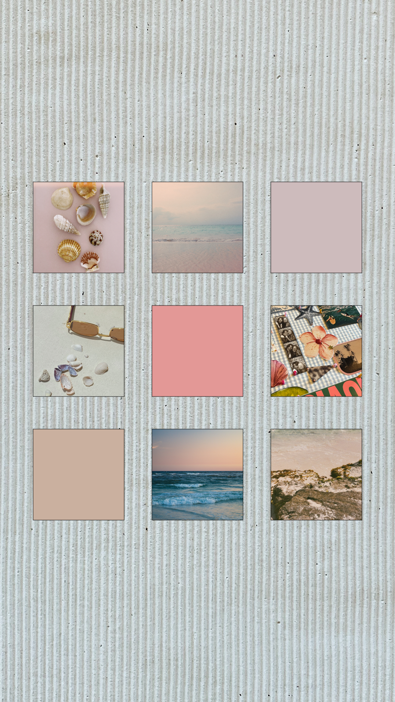 A mood board concept for a small business