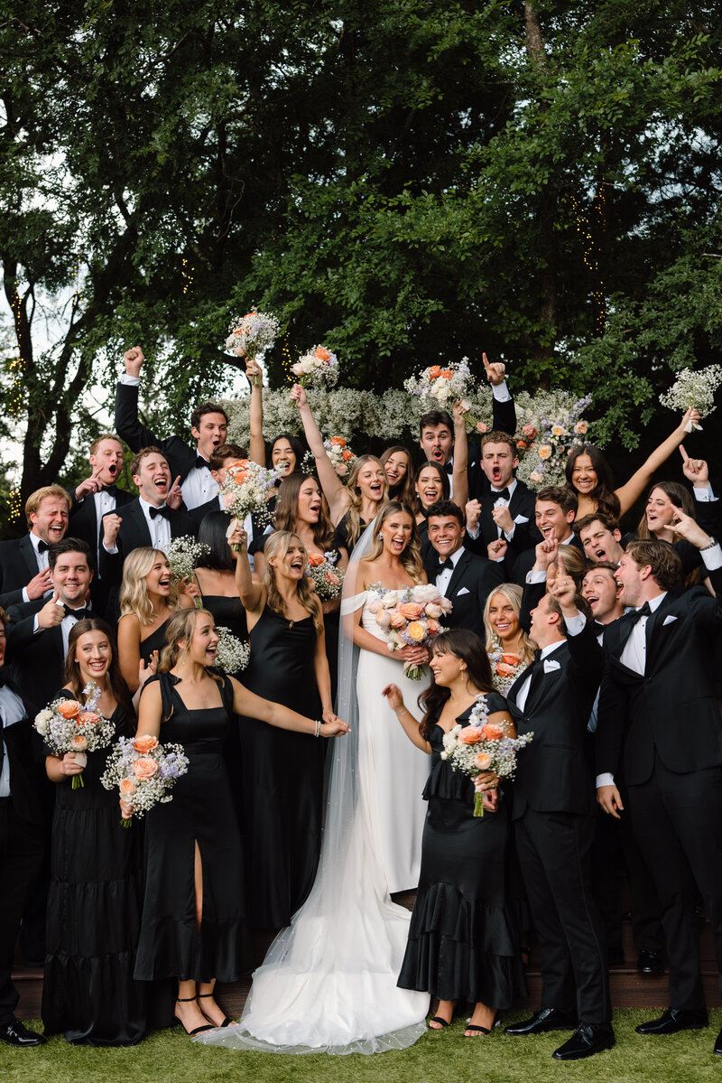 luxury colorful spring wedding