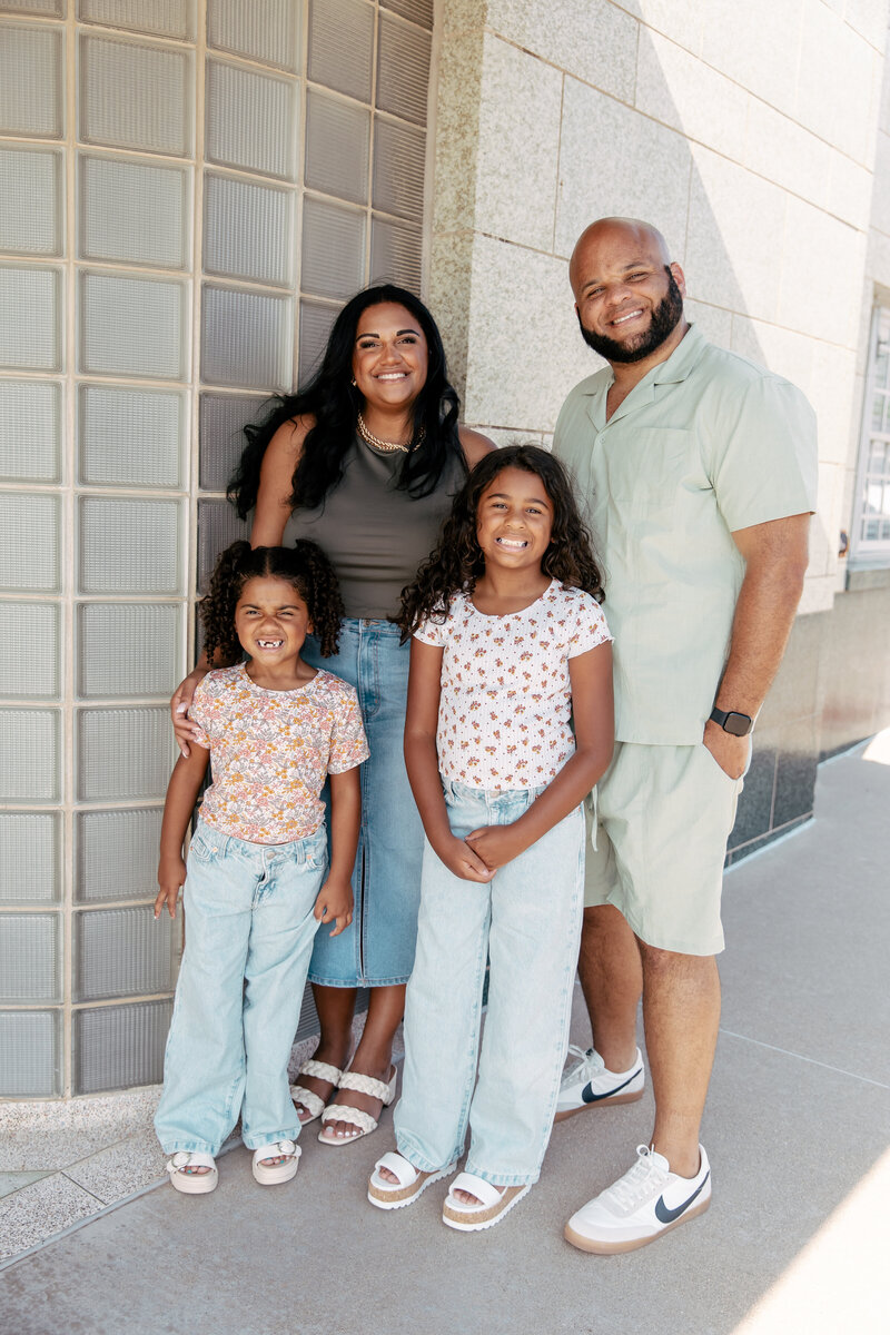 Woman with feet in the air