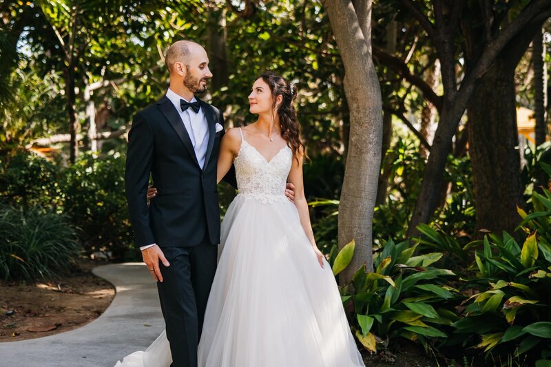 wedding ceremony set-up at Paradise point resort, San Diego