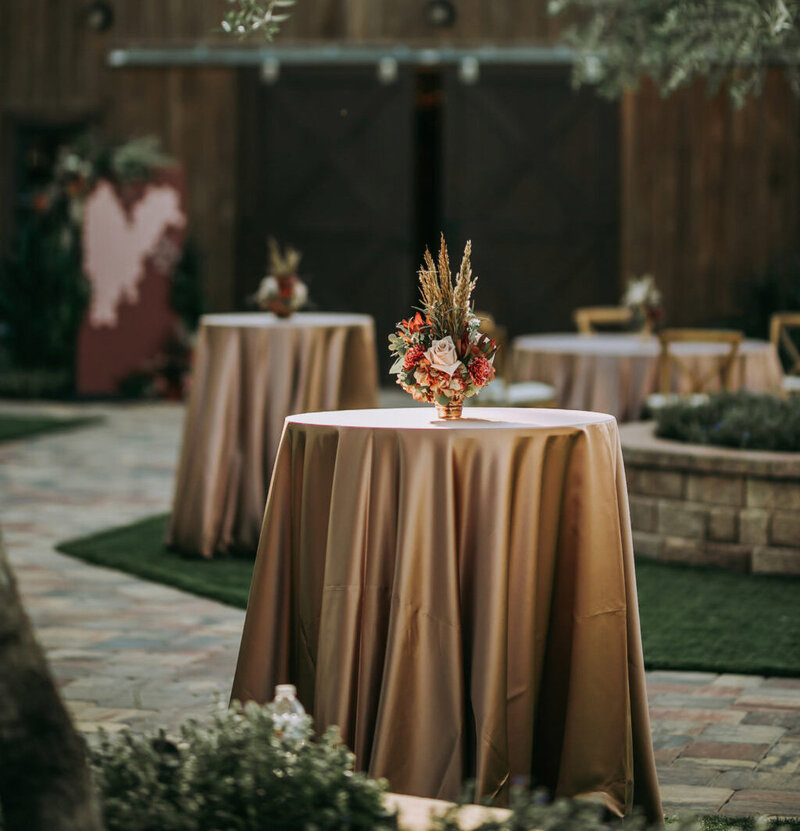 High top round cocktail table-Rori Ranch Rentals