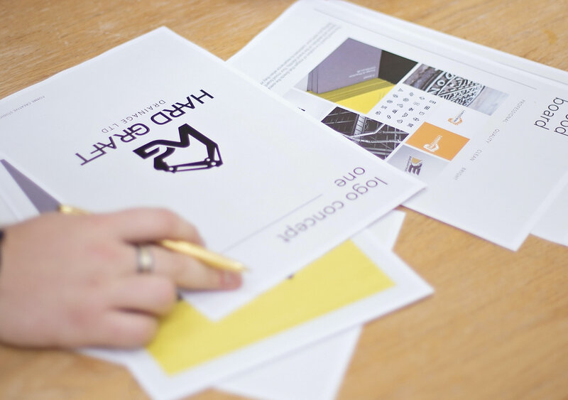 Hard Graft Drainage brand design and website design