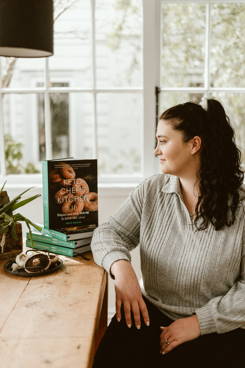 brand photography for brand photography of a keto cookbook in auckland