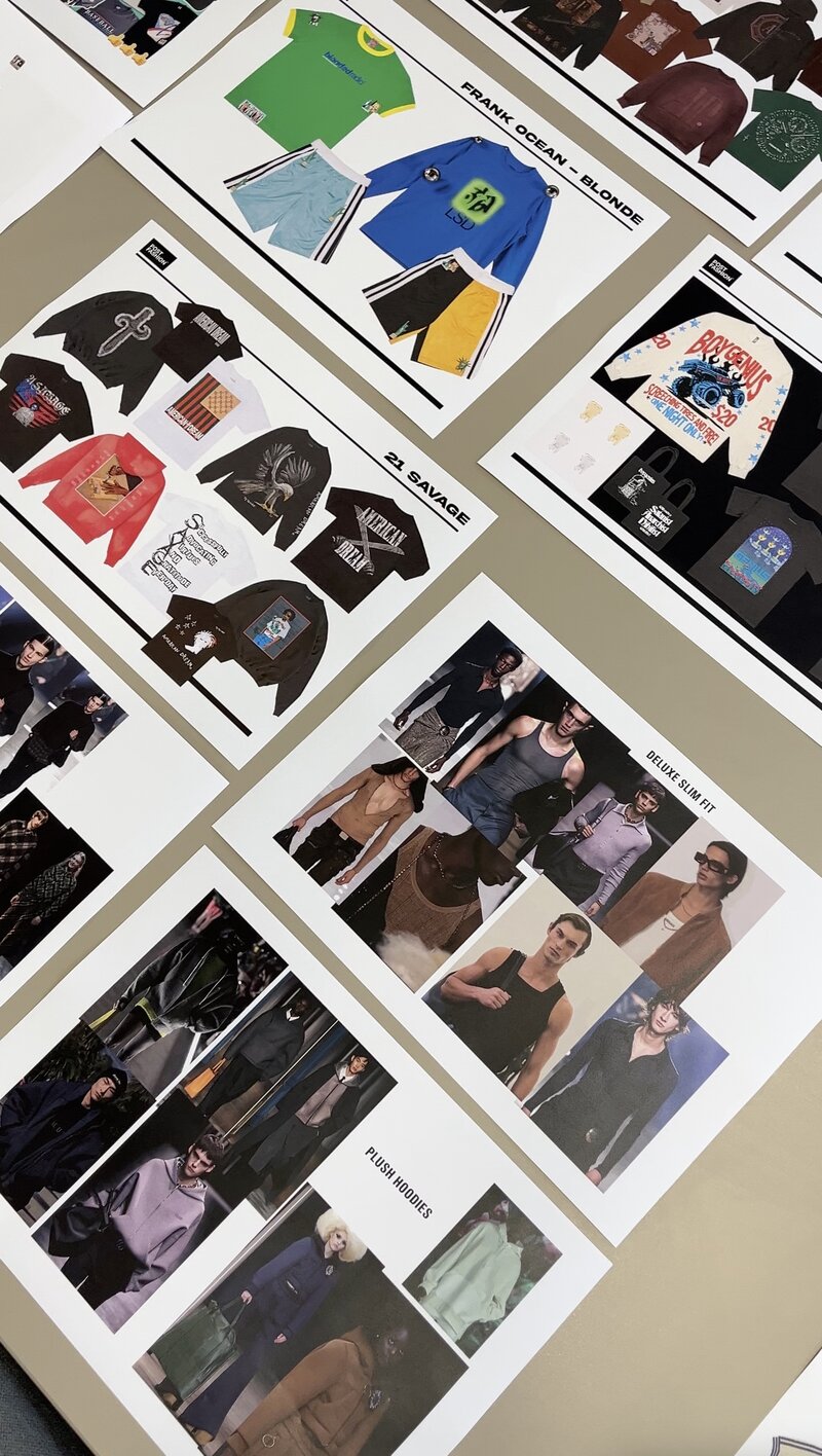 Menswear moodboards