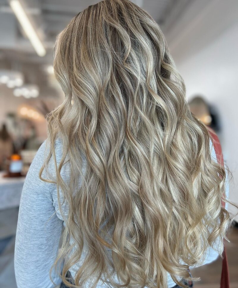 Lived in Low Maintenance Beachy Blonde Sun-kissed  Hair Color by Salt Hair Collective - East Beach Norfolk Hair Salon for Lived in Low Maintenance Color - 2