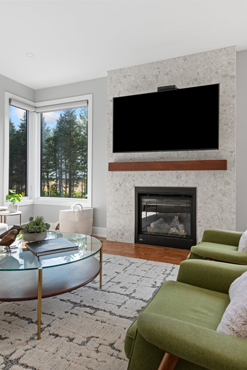 final image of our modern revival interior design project