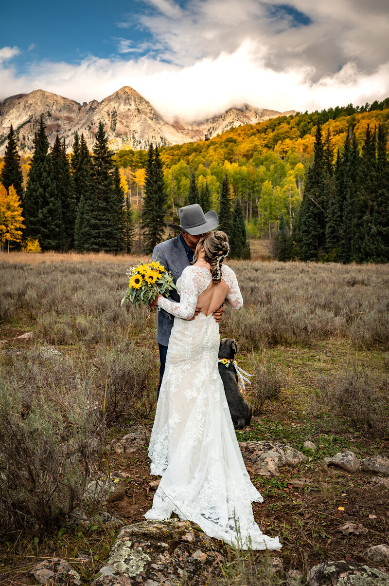 elopement wedding  Gothic Valley Crested Butte Colorado