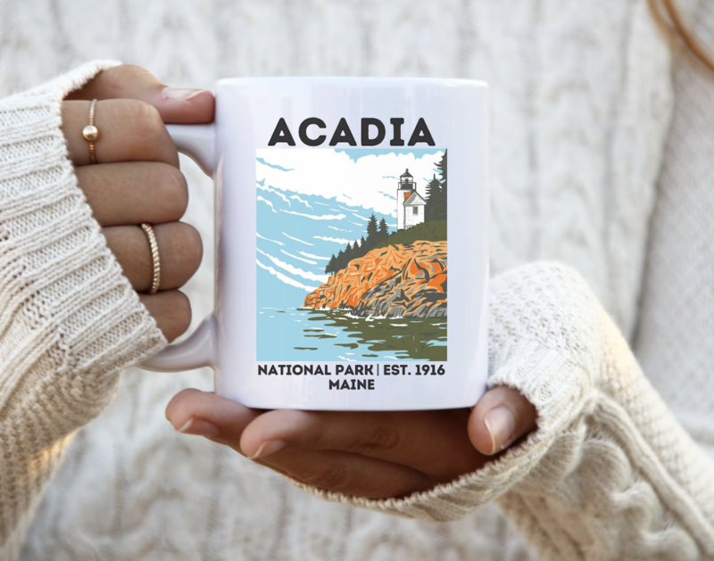 Acadia National Park Mug - Mockup 1