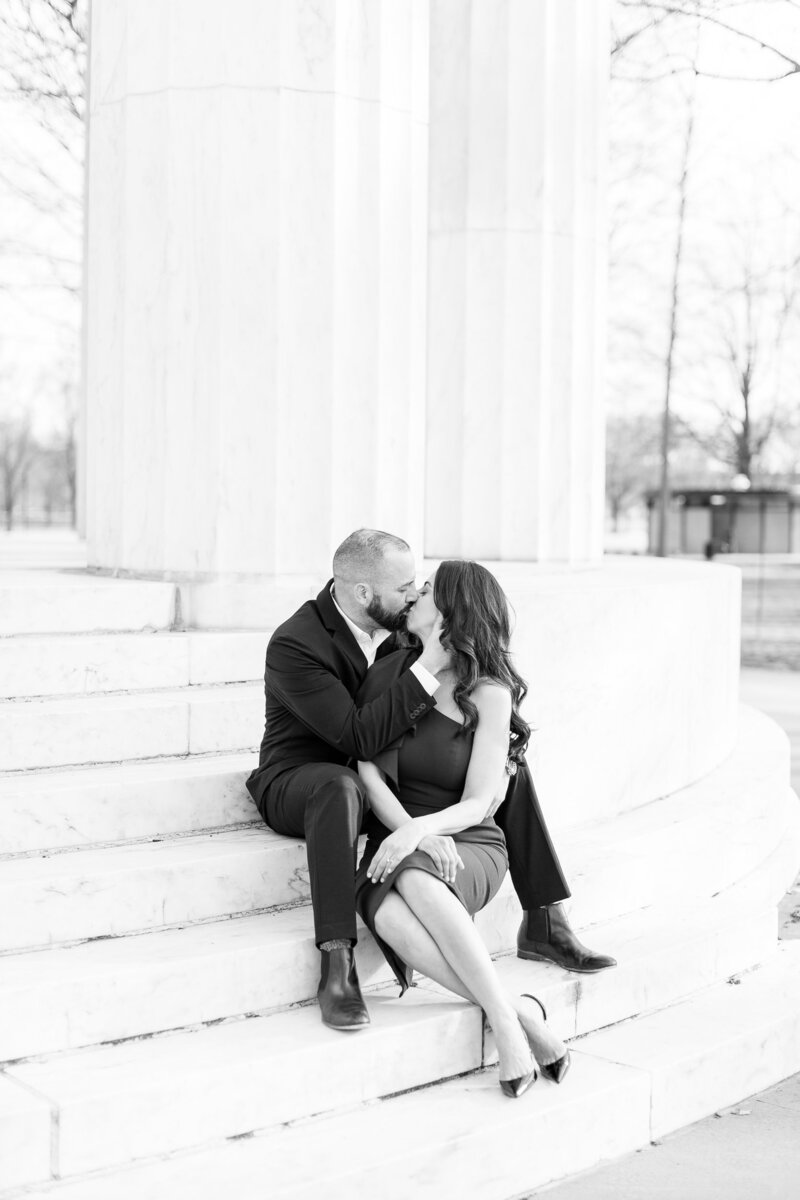 DC War Memorial Engagement Session by Virginia Wedding Photographer Taylor Rose Photography-20