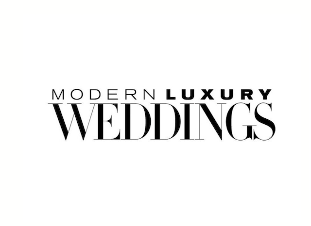 Logo for the magazine Modern Luxury Weddings