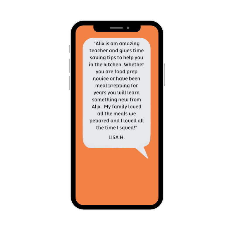 phone with testimonials for its tradish