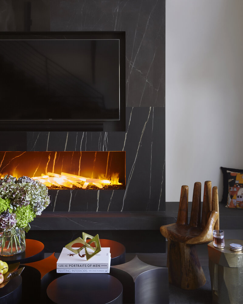 Modern Living Room Fireplace Interior Design