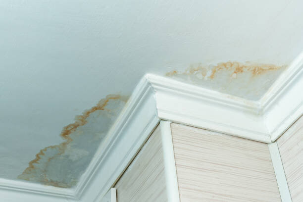 water stain on ceiling
