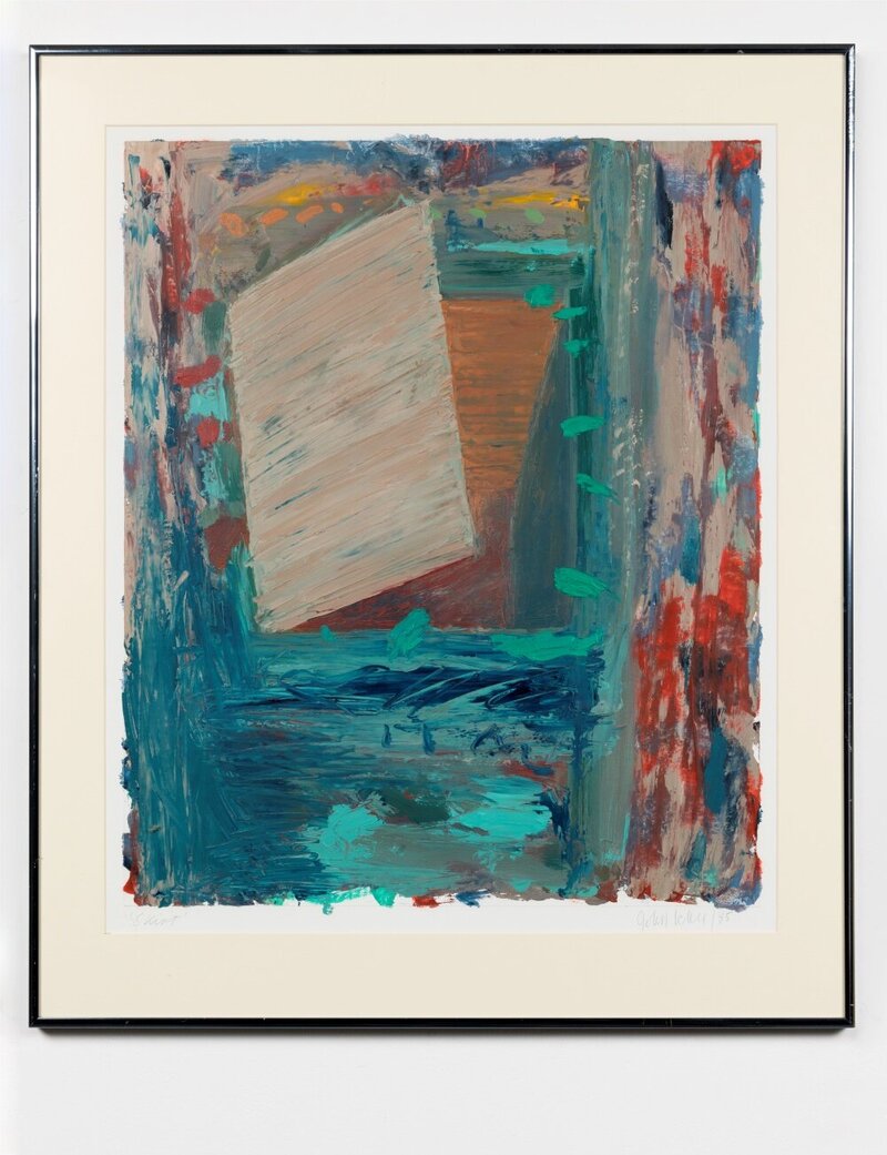 Skirt, 1984 Oil on paper 56 x 67 cm