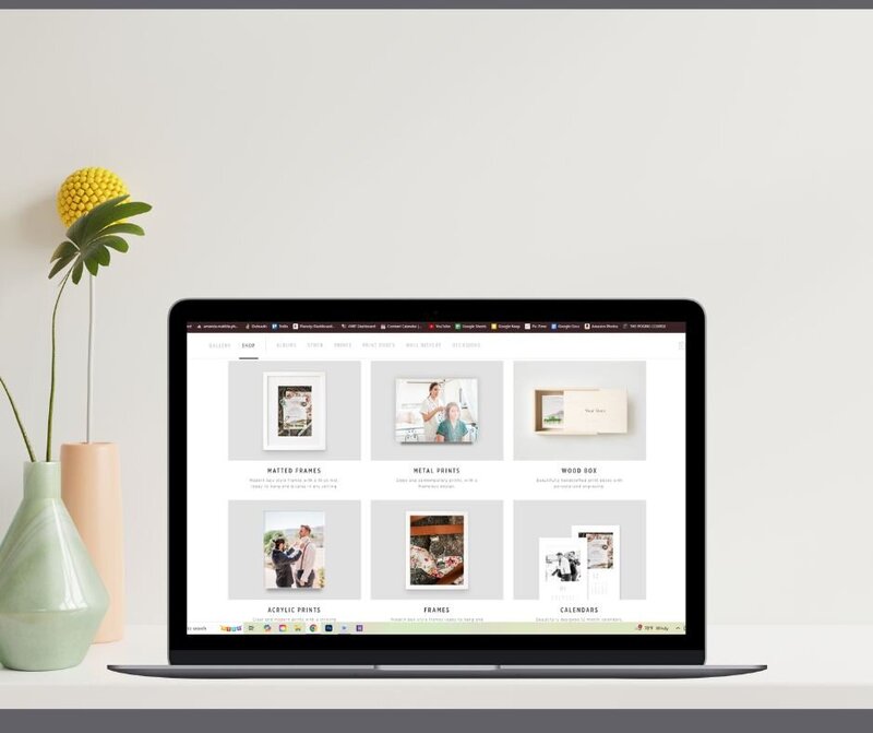 Beige and Gray Minimalist Template Computer Mockup Facebook Post (1)
