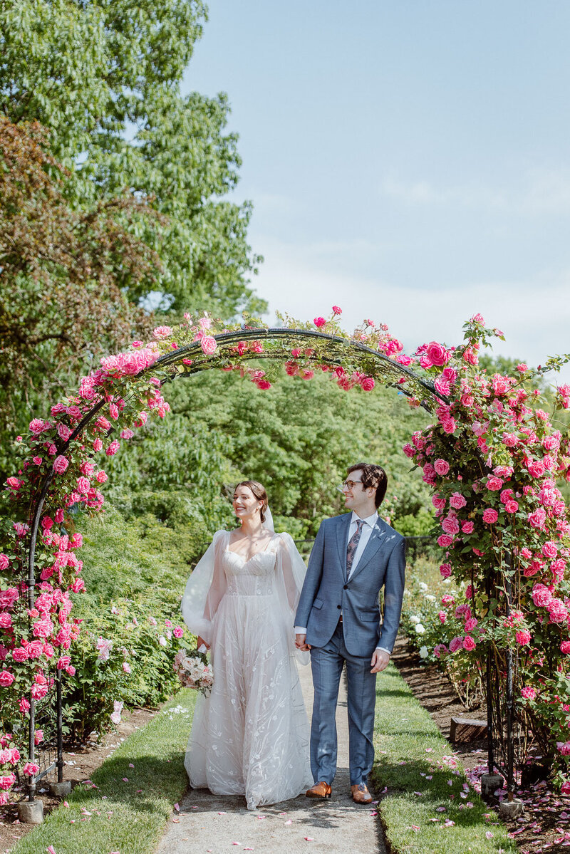 Boston Public Garden-James P Kelleher Rose Garden-Elopement-Boston Wedding Photographer-77