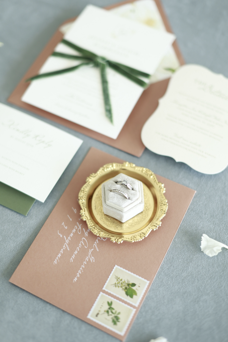 wedding invitation suite liz theal designs