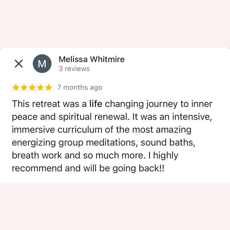 testimonial of soul retreat with dana haines