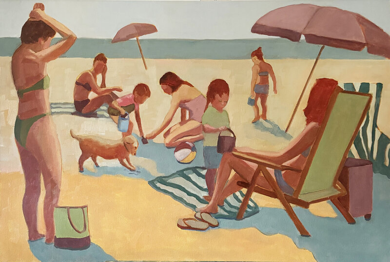 Marie Stone Fine Art Oil Paintings Beach