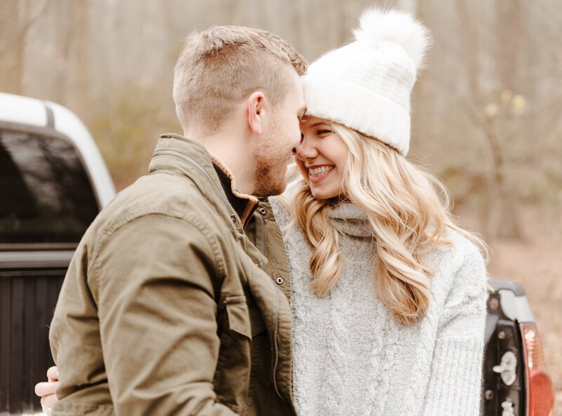 engagement session in Valley Forge