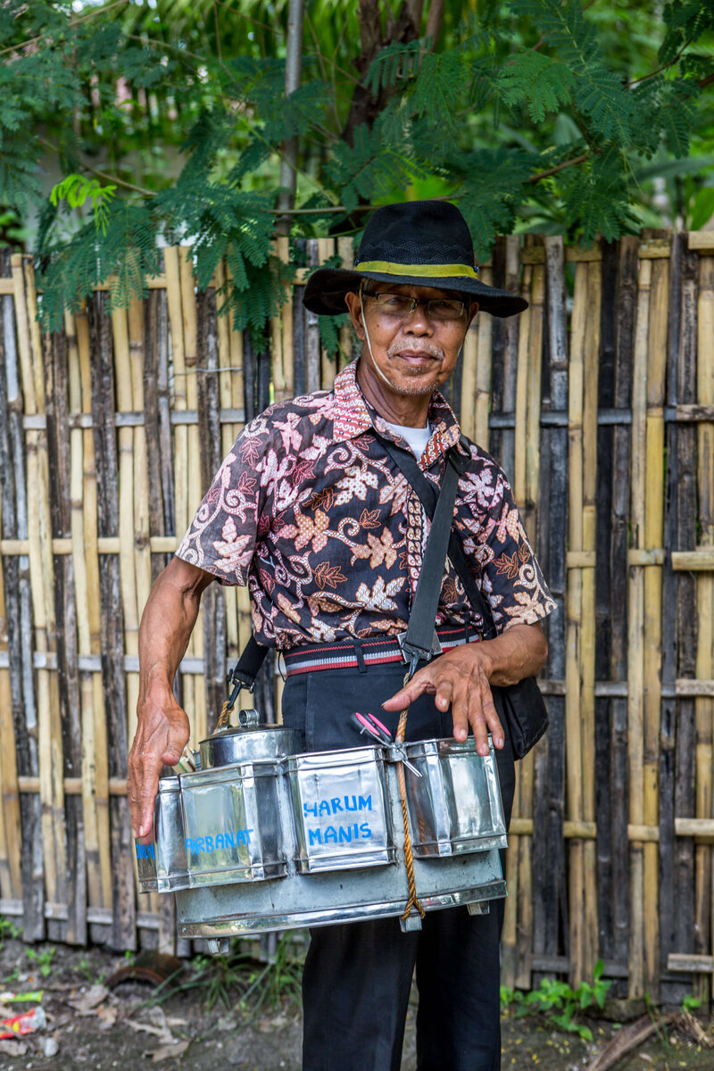musician man on Gili Air Indonesia