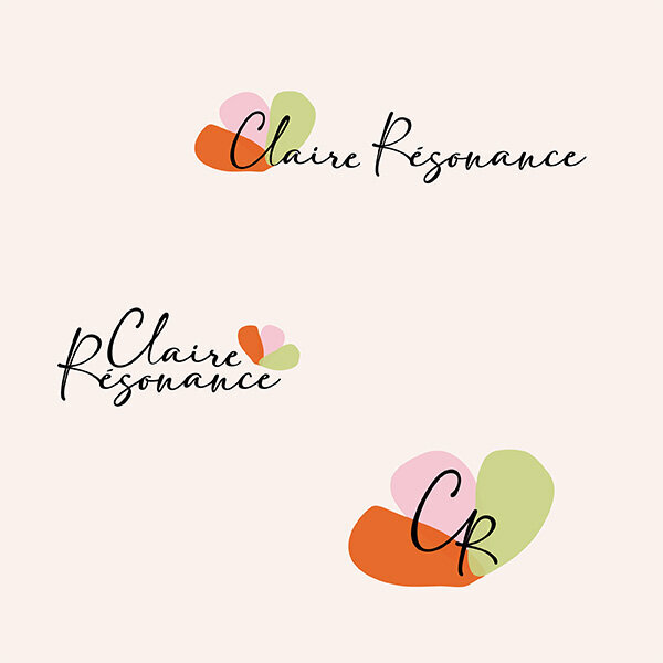 Logo Claire Resonance réalisés par Sagittae Design